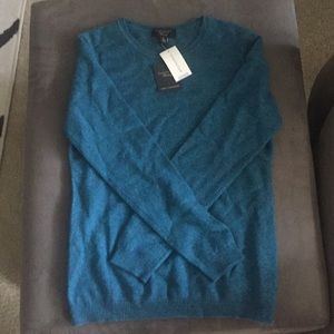 Teal cashmere sweater